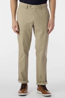 NEW BALLIN perma color pima twill khaki pants - atwater modern fit in true khak